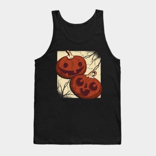 Two Carved Pumpkins Tank Top